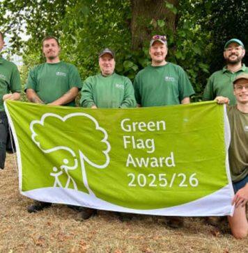 Royal Fort Gardens wins Green Flag Award for ninth consecutive year