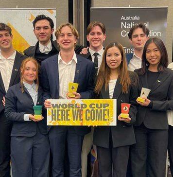 Students building a reputation recycling plastic waste