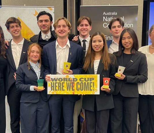 Students building a reputation recycling plastic waste