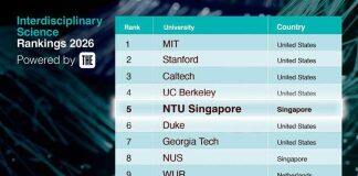 NTU placed 5th globally in THE rankings for interdisciplinary excellence